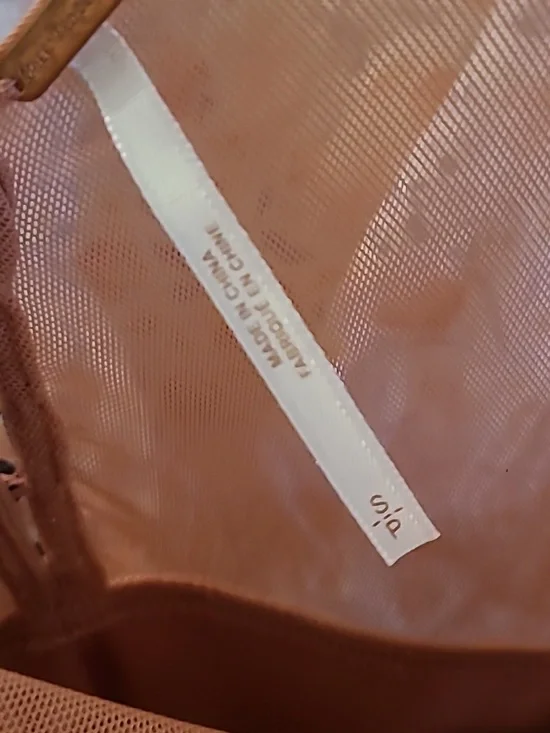 #8 - Free People Sheer Tank Top Light Dusty Rose Pink, Small - Picture 4 of 4